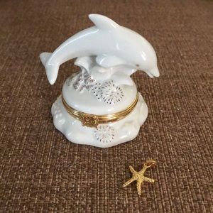 Lenox Treasures The Dolphin Seascape Box